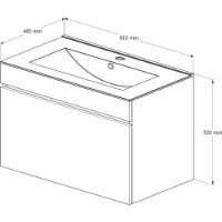 Dulap cu lavoar Supraten 1511989 imaginea #3 — magazin online Desire.md