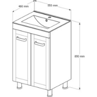 Dulap cu lavoar Supraten 1511951 imaginea #3 — magazin online Desire.md