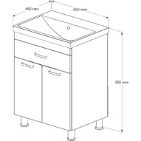 Dulap cu lavoar Supraten 1512093 imaginea #3 — magazin online Desire.md