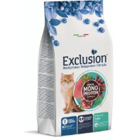 Hrană uscată pentru pisici Exclusion Noble Grain Adult Cat Sterilized Tuna 12kg