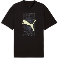 Tricou bărbătesc Puma Pumatech Relaxed Graphic Puma Black, s.L