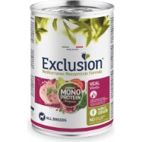 Hrană umedă pentru câini Exclusion Noble Grain All Breeds Veal 400g