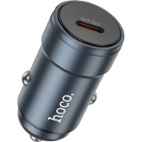 Încărcător auto Hoco Z57 Glorious PD30W Type-C to Lightning Metal Gray imaginea #2 — magazin online Desire.md