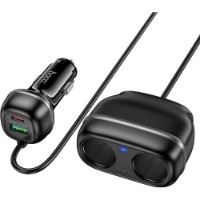 Încărcător auto Hoco Z59 Rank 48W Black