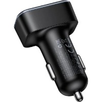 Încărcător auto Hoco Z63 Barry Black imaginea #2 — magazin online Desire.md