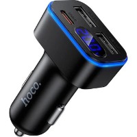 Încărcător auto Hoco Z63A Barry 42W Black imaginea #3 — magazin online Desire.md
