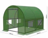 Seră GardenLine TUN5545 2x2x2m imaginea #9 — magazin online Desire.md