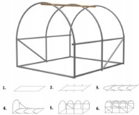 Seră GardenLine TUN5545 2x2x2m imaginea #13 — magazin online Desire.md
