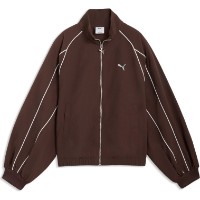 Jachetă damă Puma T7 Balloon Sleeve Piping Chocolate Brown, s.XS imaginea #1 — magazin online Desire.md