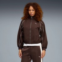 Jachetă damă Puma T7 Balloon Sleeve Piping Chocolate Brown, s.XS imaginea #2 — magazin online Desire.md