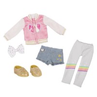 Haine si accesorii pentru păpuși Battat Glitter Girls Gradient Day 35cm (GG50024Z)