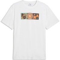 Tricou bărbătesc Puma Sunset Drive Graphic Puma White, s.XL imaginea #1 — magazin online Desire.md