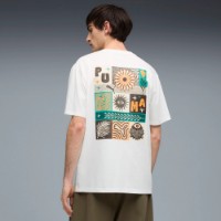 Tricou bărbătesc Puma Sunset Drive Relaxed Puma White, s.M imaginea #3 — magazin online Desire.md