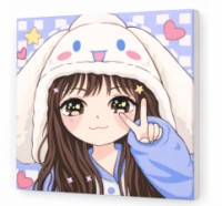 Картина по номерам Art Gallery Premium Anime Girl (BX3598)