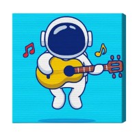 Tablou pe numere Art Gallery Premium Astronaut-Musician (BX2903)