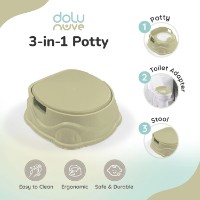 Oala-scaunel Dolu 3in1 Green (7183) imaginea #2 — magazin online Desire.md