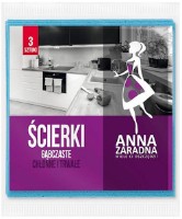 Салфетки для уборки Anna Zaradna Sponge 3pcs Blue (1002)