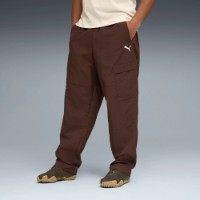 Pantaloni spotivi pentru bărbați Puma Wardrobe Ess Relaxed Chocolate Brown, s.M imaginea #2 — magazin online Desire.md