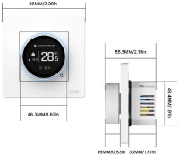 Termostat de cameră Moes ZHT-SR-GC-WH-MS imaginea #2 — magazin online Desire.md