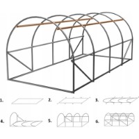 Seră GardenLine TUN8009 10x4x2m imaginea #10 — magazin online Desire.md