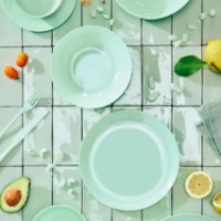 Vesela pentru servire Luminarc Plumi Paradise Green S18 (V9232) imaginea #2 — magazin online Desire.md