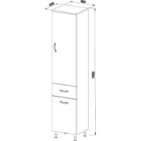 Dulap baie Martat Olimpia White (11915) imaginea #3 — magazin online Desire.md