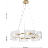 Lustră Cellini California CLN1008-D70 imaginea #3 — magazin online Desire.md