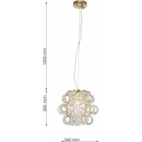 Lustră Cellini Ringlux CLN1007-D30P imaginea #3 — magazin online Desire.md