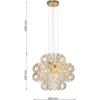 Lustră Cellini Ringlux CLN1007-D50P imaginea #3 — magazin online Desire.md