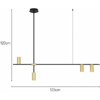 Люстра Flitz Leuchten Flensted (FL6551-L123) фото №2 — интернет-магазин Desire.md
