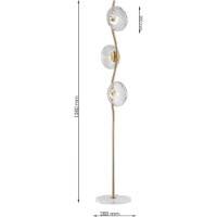 Торшер Flitz Leuchten Serpina (FL973-3F) фото №3 — интернет-магазин Desire.md