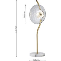 Настольная лампа Flitz Leuchten Serpina (FL974-1T) фото №3 — интернет-магазин Desire.md