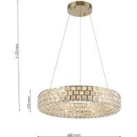 Люстра Lampardi Aurora LP138-D60 фото №3 — интернет-магазин Desire.md