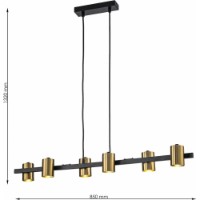 Люстра Lampardi Axis LP4020-L6 фото №3 — интернет-магазин Desire.md