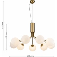 Люстра Lampardi Bumo LP4017-9 фото №3 — интернет-магазин Desire.md