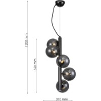 Люстра Lampardi Bumo LP4018-1P фото №3 — интернет-магазин Desire.md