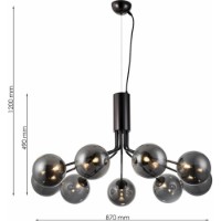 Люстра Lampardi Bumo LP4018-9 фото №3 — интернет-магазин Desire.md