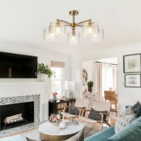 Люстра Lampardi Cavaya LP4033-5C фото №2 — интернет-магазин Desire.md