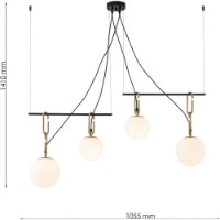 Люстра Lampardi Clustera LP4035-4 фото №3 — интернет-магазин Desire.md
