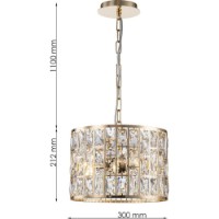 Люстра Lampardi Dune LP4016-D30P фото №3 — интернет-магазин Desire.md