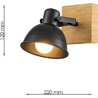 Бра Lampardi Forge LP757-1W фото №3 — интернет-магазин Desire.md