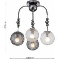 Люстра Lampardi Grava LP4034-4 фото №3 — интернет-магазин Desire.md