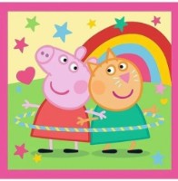Puzzle Trefl Peppa Pig 3in1 (34873) imaginea #2 — magazin online Desire.md