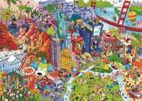 Puzzle Trefl Spy Guy Lost Items: USA 500pcs (37480)