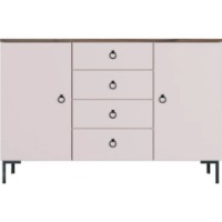 Comodă Gerbor Simpl KOM2D4S Cashmere/Light Liberty Elm