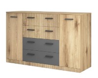 Comodă ML-Mobila Лотос 1500 Canela/Canela Strata