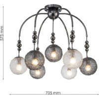 Люстра Lampardi Grava LP4034-7 фото №3 — интернет-магазин Desire.md