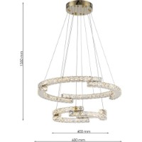 Lustră Lampardi Infinity LP135-D60-40 imaginea #3 — magazin online Desire.md