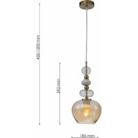 Люстра Lampardi Noire LP4039-1P фото №3 — интернет-магазин Desire.md