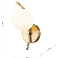 Бра Lampardi Solis LP5264-1W фото №3 — интернет-магазин Desire.md